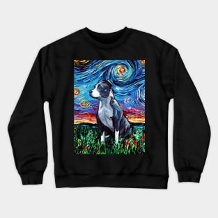 Pitbull Night Crewneck Sweatshirt